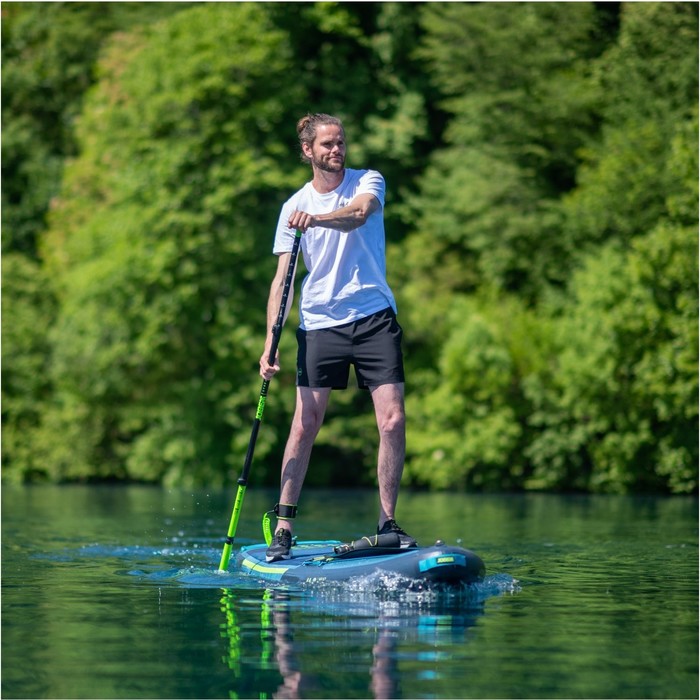 2024 Jobe Duna 11'6 Inflatable SUP Paddle Board Package 486423006 Steel Blue - Board, Bag, Pump, Paddle & Leash