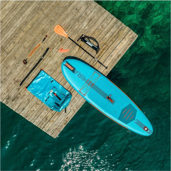 2024 Jobe Mira 10'0 Inflatable Sup Paddle Board Package 486423002 - Board, Bag, Pump, Paddle & Leash