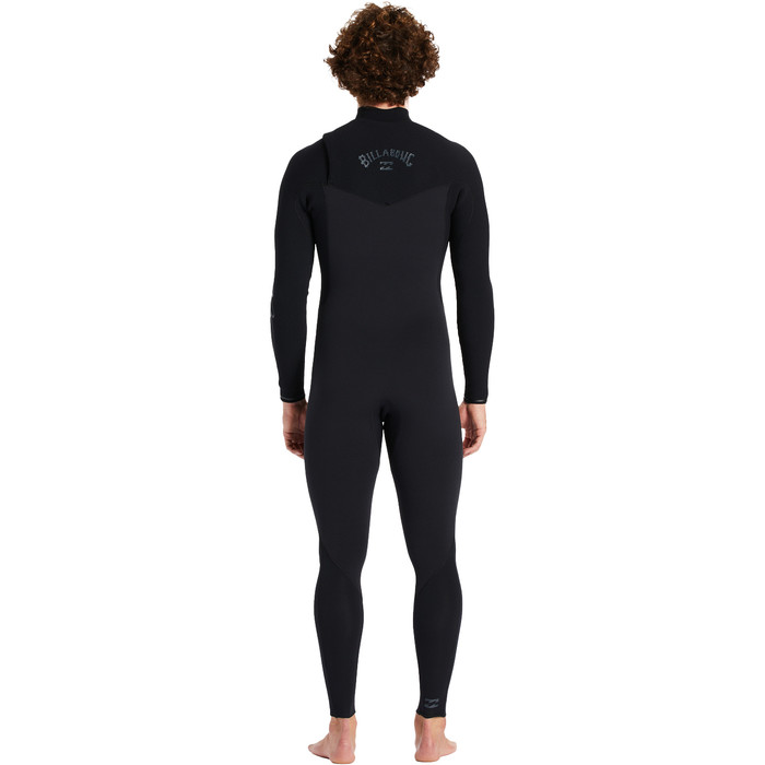 2024 Billabong Mens Revolution 3/2mm Chest Zip Wetsuit ABYW100176 - Black