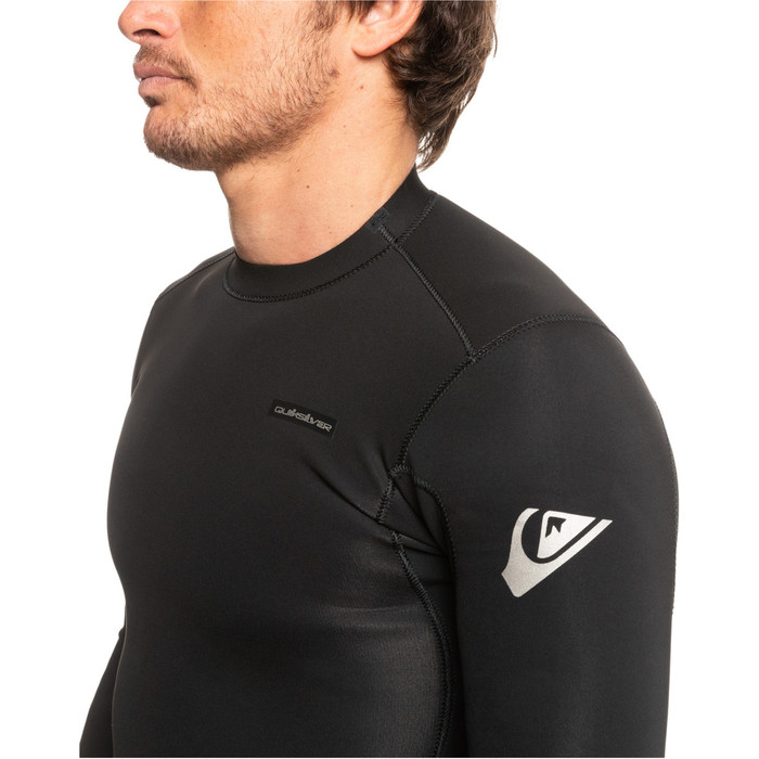 2024 Quiksilver Sesiones Diarias Para Hombres 2mm Gbs Chaqueta De Neopreno Eqyw803053 - Negro