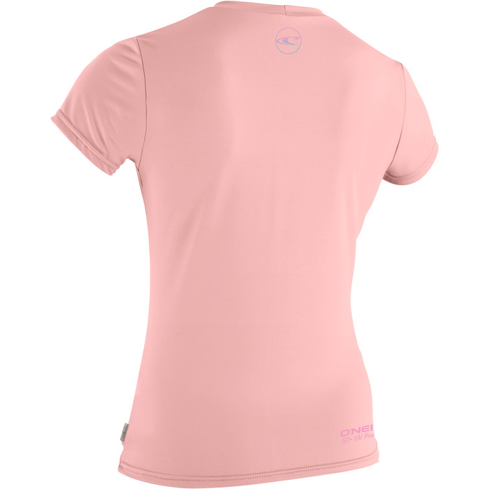 2024 O'Neill Girls Premium Skins Short Sleeve Sun Rash Tee 5304 - Peony