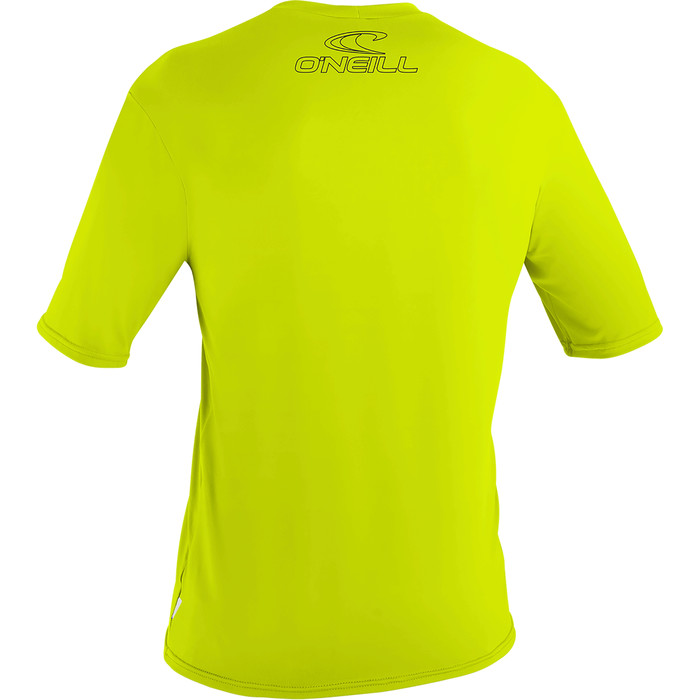 2024 O'Neill Youth Basic Skins Short Sleeve Rash Tee 3422 - Lime