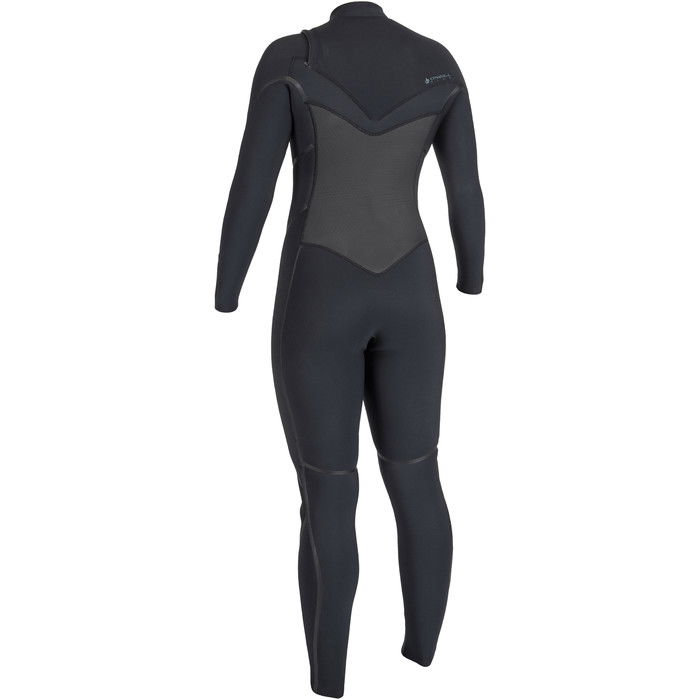 2024 O'Neill Womens Psycho Tech 5/4+mm Chest Zip Wetsuit 5547 - Black