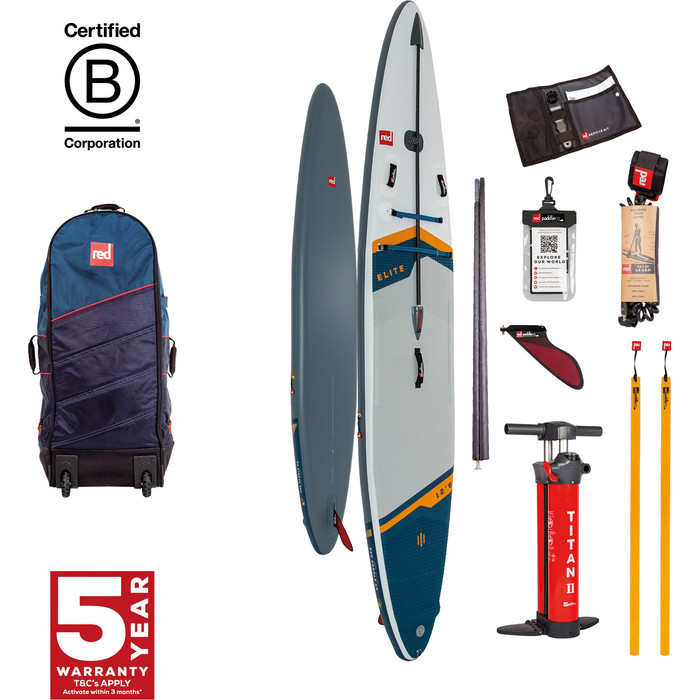 2024 Red Paddle Co 12'6'' Elite MSL Stand Up Paddle Board , Bolsa Y Bomba 001-001-003-0037 - Blanco