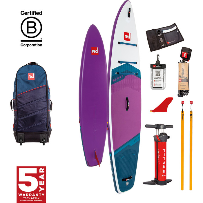 2024 Red Paddle Co 11'0'' Sport MSL Stand Up Paddle Board , Bolsa Y Bomba 001-001-002-0059 - Purple