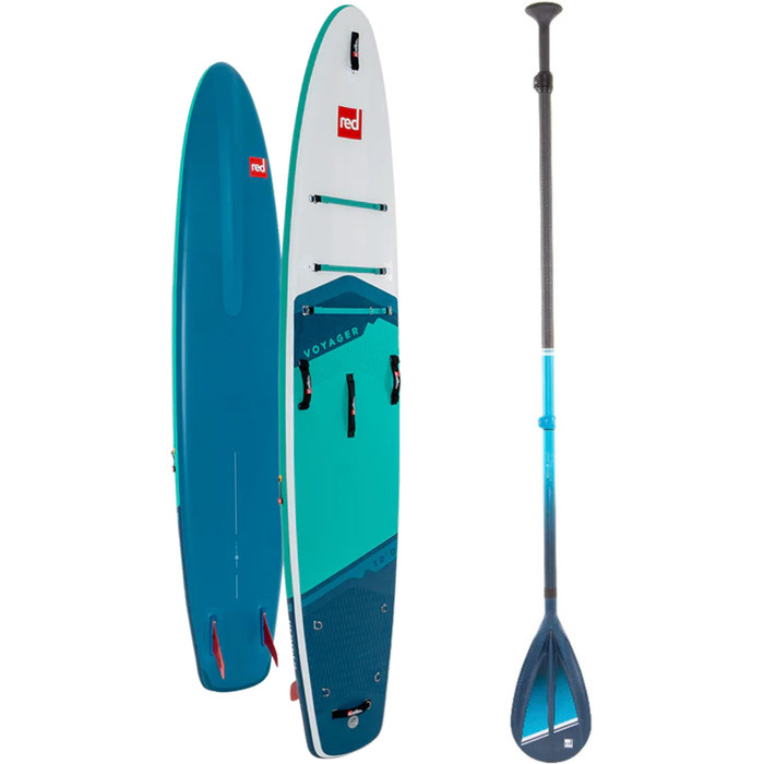 2024 Red Paddle Co Stand Up Paddle Board Voyager MSL De 12'0'' Y Remo Hybrid Resistente 001-001-002-0063 - Blue