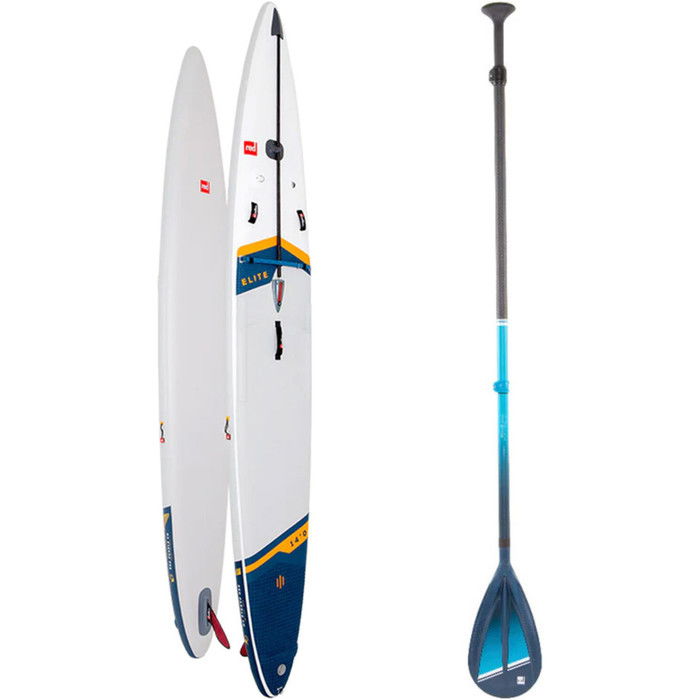 2024 Red Paddle Co Stand Up Paddle Board MSL Elite De 14'0'' Y Remo Hybrid Resistente 001-001-003-0035 - White