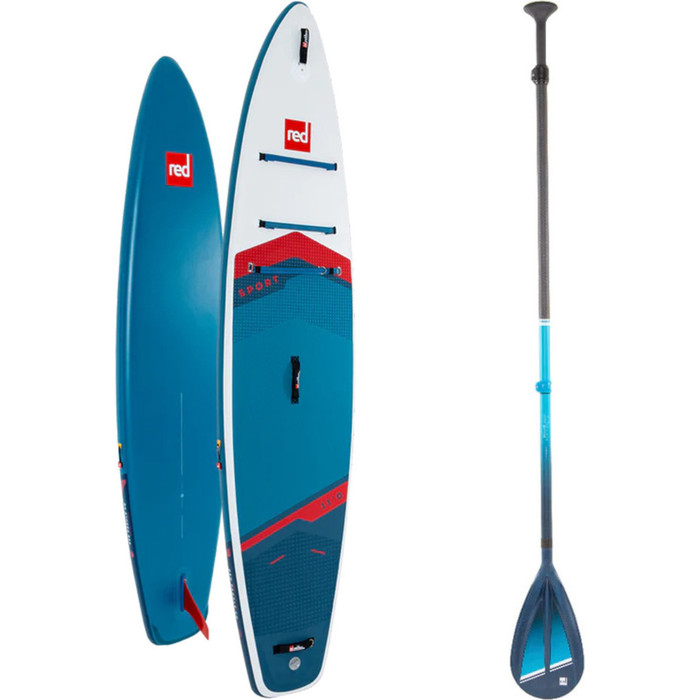 2024 Red Paddle Co Stand Up Paddle Board Sport MSL De 11'0 '' Y Remo Hybrid Resistente 001-001-002-0058 - Blue