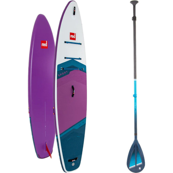 2024 Red Paddle Co Stand Up Paddle Board Sport MSL De 11'3 '' Y Remo Hybrid Resistente 001-001-002-0061 - Purple