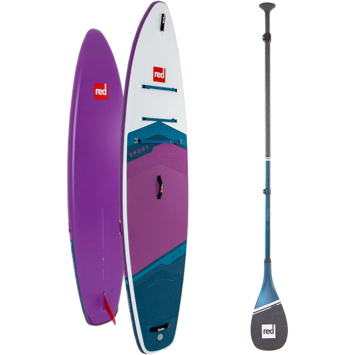 2024 Red Paddle Co 11'3'' Sport MSL Stand Up Paddle Board & Prime Pala Ligera 001-001-002-0061 - Purple