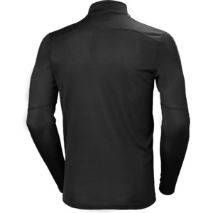 2019 Helly Hansen Hombres Lifa 1/2 Zip Base Layer Negro 48302