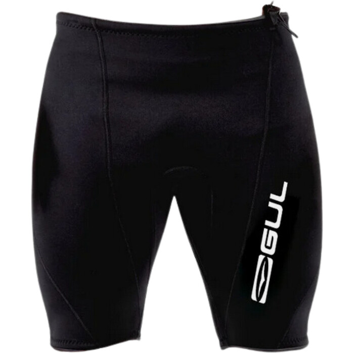 2024 Gul Mens Response 2mm Flatlock Wetsuit Shorts RE8302 - Black