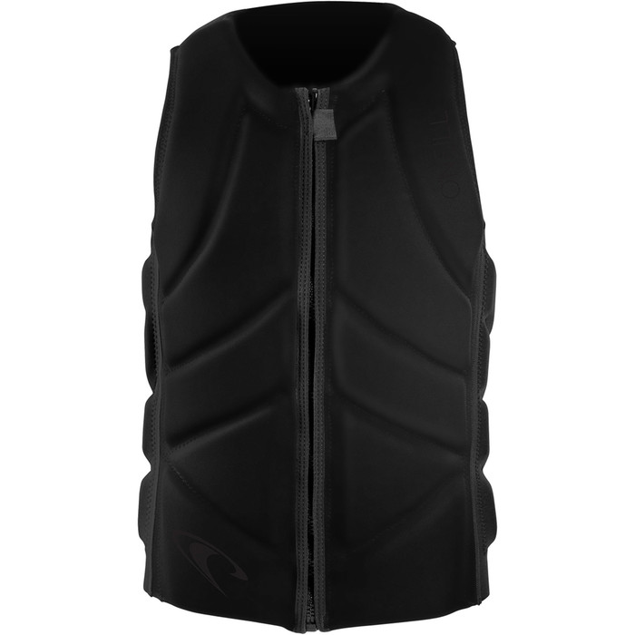 2019 O'neill Slasher Comp Impact Impact Vest Glide Negro / Negro 4917eu