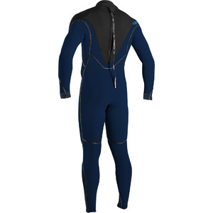 2019 O'neill Psycho One 5/4mm Traje De Neopreno Con Back Zip Abyss / Negro 4992