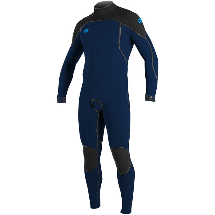 2019 O'neill Psycho One 5/4mm Traje De Neopreno Con Back Zip Abyss / Negro 4992