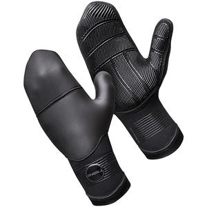 2024 O'Neill Psycho Tech 5mm Single Lined Neoprene Mittens Black 5106