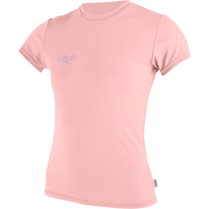 2024 O'Neill Girls Premium Skins Short Sleeve Sun Rash Tee 5304 - Peony