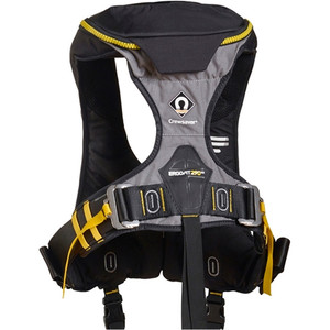 2024 Crewsaver ErgoFit 290N Extreme Auto Lifejacket With Harness light + hood 9145-BKAP