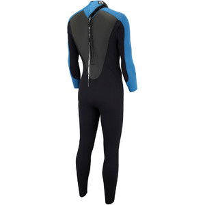 2018 Animal Nova 3 / 2mm Flatlock Back Zip Wetsuit Marina Blue AW8SN102