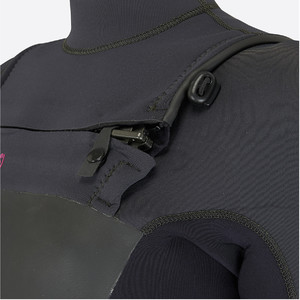 2019 Animal Womens Lava 4/3mm GBS Chest Zip Wetsuit Black AW9SQ300