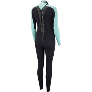 Animal Womens Nova 3/2mm Flatlock Back Zip Wetsuit Black AW8SN302 & Free Beach Towel