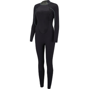 Animal Womens Nova 3/2mm Flatlock Back Zip Wetsuit Black AW8SN302 & Free Beach Towel