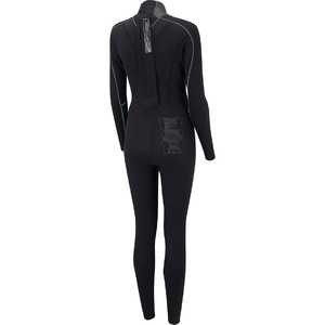 Animal Womens Nova 3/2mm Flatlock Back Zip Wetsuit Black AW8SN302 & Free Beach Towel