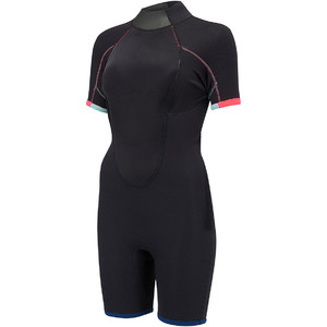 Animal Womens Nova 3/2mm Flatlock Shorty Wetsuit Dark Navy AW8SN303