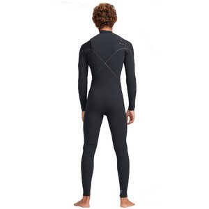 2019 Billabong Mens 2mm Carbon Comp Chest Zip Wetsuit Black N42M06