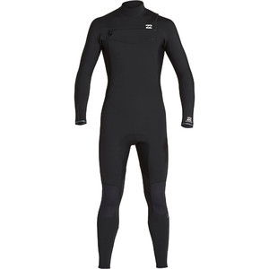 2020 Billabong Hombres Furnace Revolucin 5/4mm Traje De Neopreno Con Chest Zip Negro Q45m06