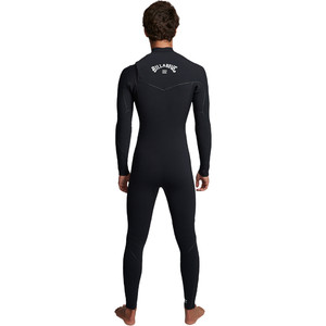 2019 Billabong Mens Furnace Ultra 3/2mm Chest Zip Wetsuit Black Q43M02