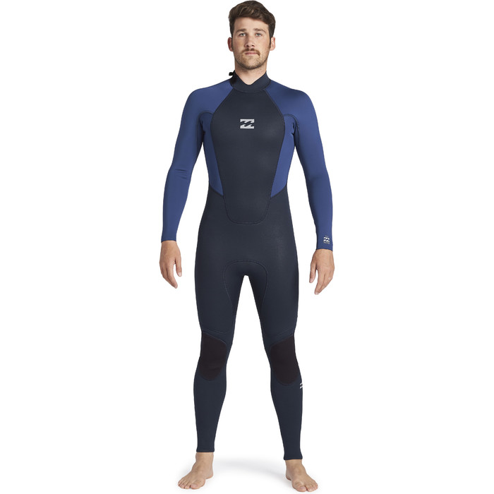 Traje De Neopreno 2021 Billabong Hombre Intruder 4/3mm Back Zip Gbs 044m18 - Navy