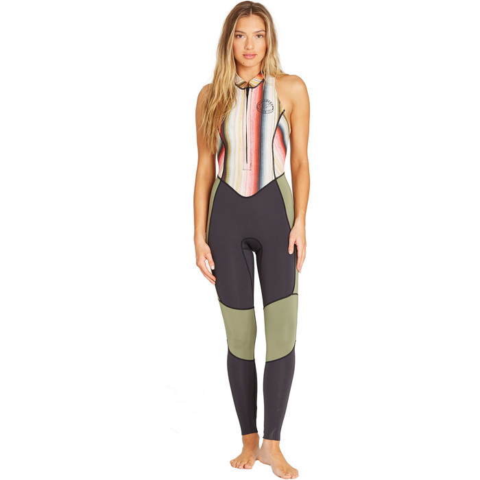 2019 Billabong Womens 2mm Salty Jane Sleeveless Wetsuit Serape N42G01