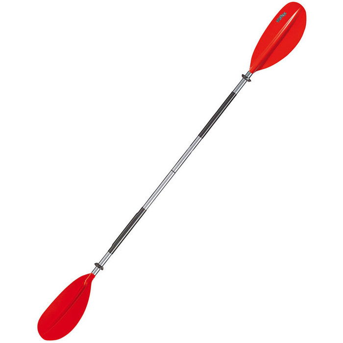 2021 Bravo KWB 220cm 2 Piece Alu Curved Blade Kayak Paddle Red 6277060N