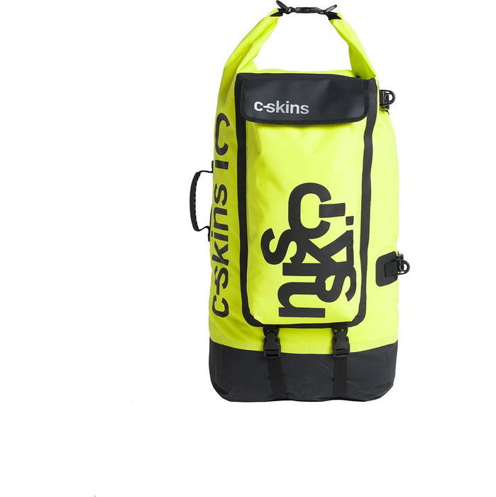 2024 C-skins Cazatormentas 80l Drybag C-dbp80 - Amarillo Fluorescente