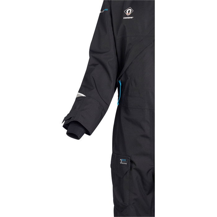 2024 Crewsaver Atacama Pro Drysuit  & Traje Interior Libre 6556 - Negro