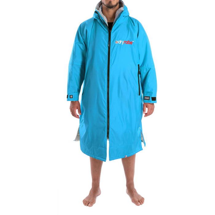 2018 Dryrobe Advance - Dryrobe manga larga premium para exterior DR104 - L SKY / GREY