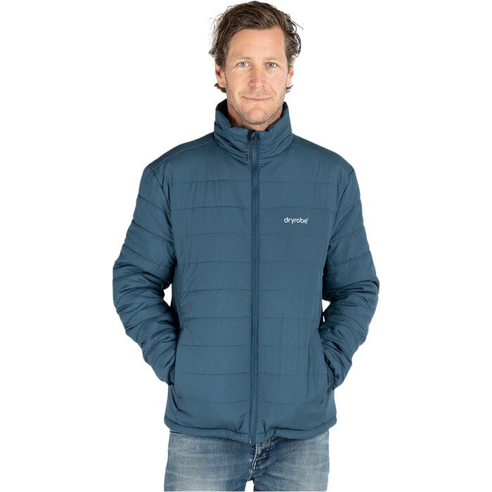 Dryrobe Hombres 2024 Chaqueta De Media Capa M100-JCKT-DSB - Deep Sea Blue