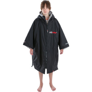 2023 Dryrobe Advance Cambio De Manga Corto Robe DR100 - Black / Gris