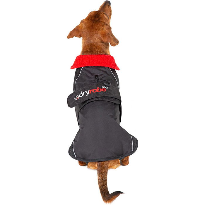 2023 Dryrobe Abrigo Para Perro DRDR1 - Black / Rojo