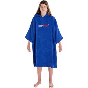 2023 Dryrobe Junior Algodn Orgnico Con Capucha Cambio De Bata / Poncho - Azul Royal