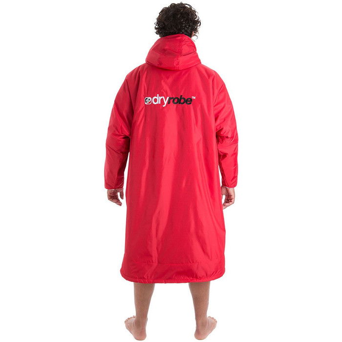 2023 Dryrobe Advance Cambio De Manga Larga Robe DR100L - Red / Gris