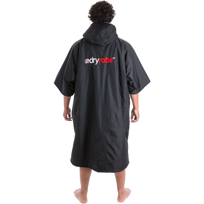 2023 Dryrobe Advance Cambio De Manga Corta Robe DR100 - Black / Rojo