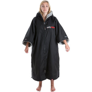 2019 Dryrobe Advance - Manga corta Premium exterior cambio Robe DR100 - M negro / gris