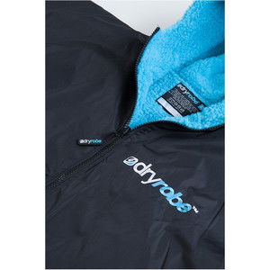 2023 Dryrobe Advance Cambio De Manga Larga Robe DR100L - Black / Azul