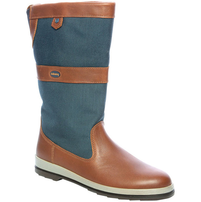 2020 Dubarry Shamrock Gore-tex Botas De Vela De Cuero Navy 3733