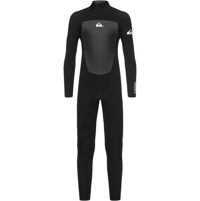 2021 Quiksilver Boys Prologue 3/2mm Back Zip Wetsuit Black EQBW103039