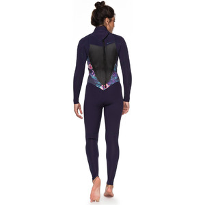 Roxy Womens Syncro 5/4/3mm Back Zip Wetsuit Blue Ribbon ERJW103028