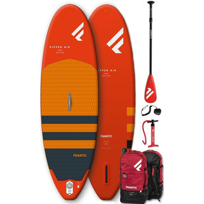 2024 Fanatic Ripper Air 7'10" Paquete De SUP Hinchable - Tabla, Bolsa, Bomba Y Remo