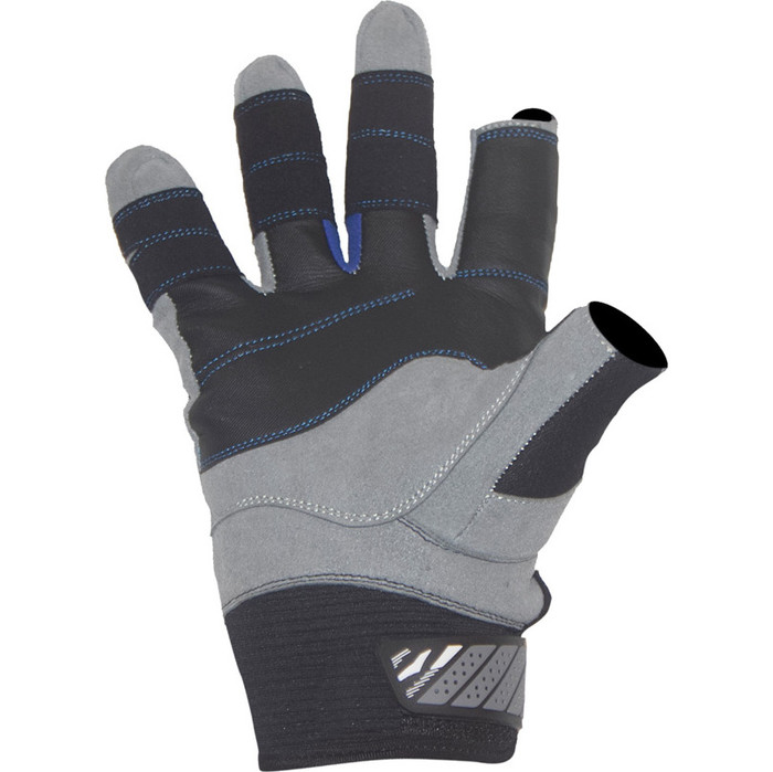 2024 Gul Code Zero Winter 3-Finger Sailing Gloves Black GL1240-B6